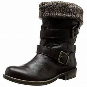 Sugar Black Tumble Intzy Boots